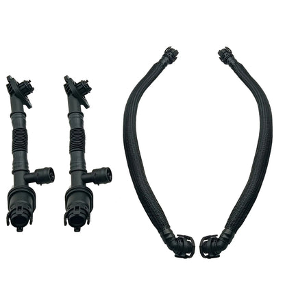 Set of 4 Crankcase Breather Hoses for BMW 550i 650i 750i 750Li X5 X6 (2006–2017)
