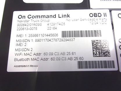 OEM Telematics Control Module for International N2 (2015–2019) 4129174C5