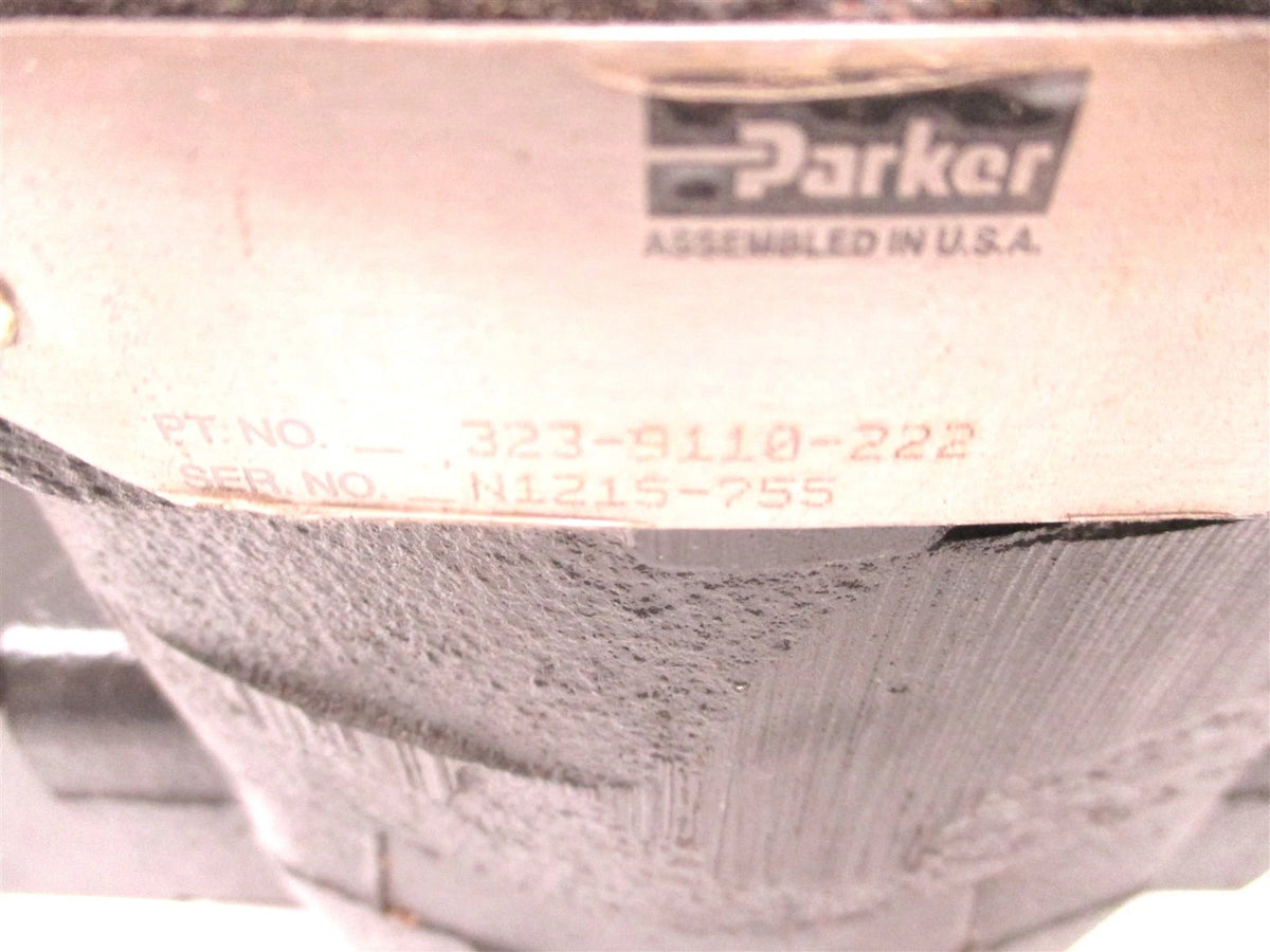 Parker Commercial P350 Series Hydraulic Gear Pump 323-9110-222