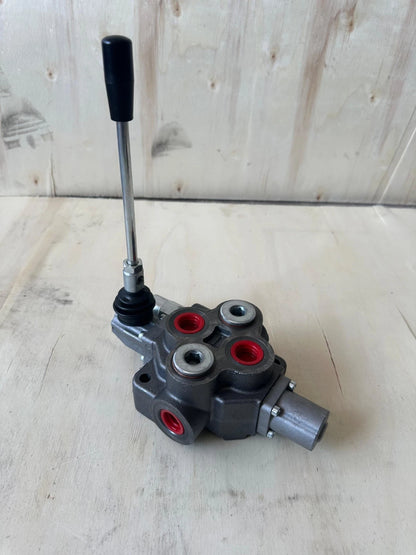 Hydraulic Monoblock Control Valve with 1 Lever, 3/4" BSP for TORA