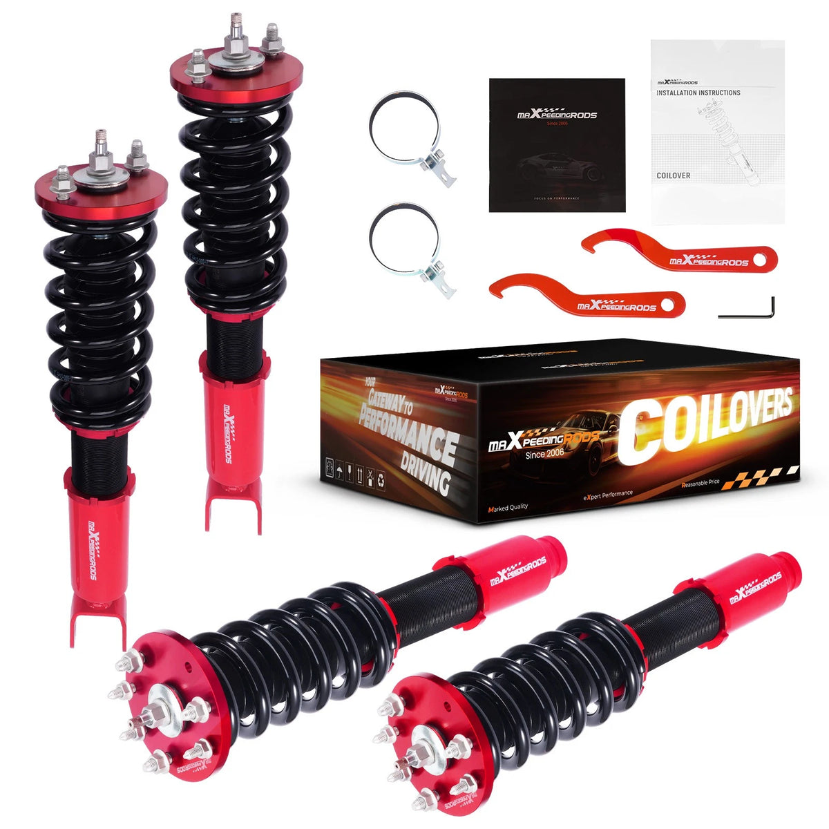 Coilover 24-Step Adjustable for Honda Accord (2008–2012)