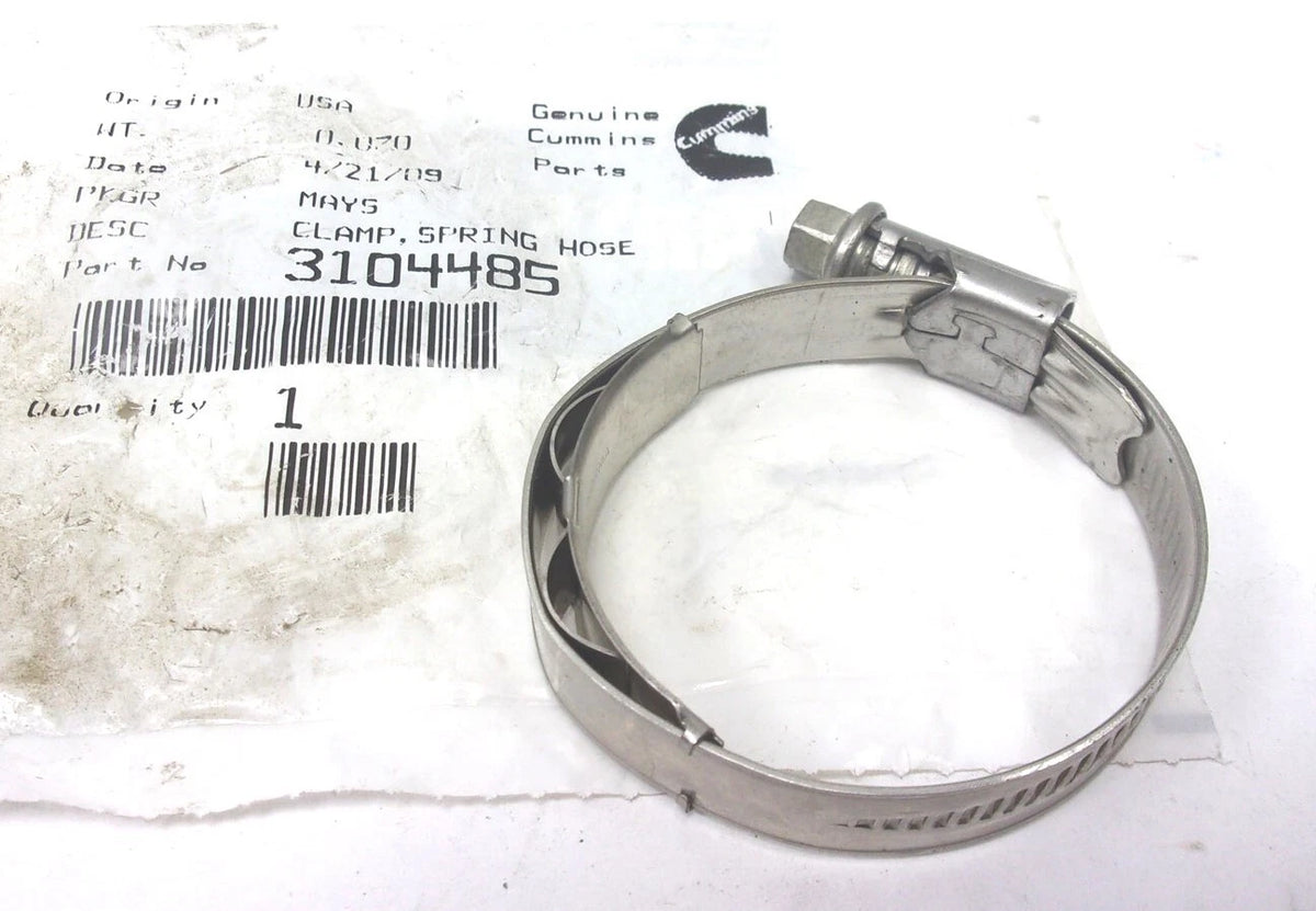 High Pressure Spring Hose Clamp for Cummins (3104485)