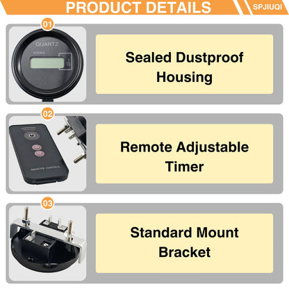 Hour Timer Meter for CAT 320D E320D 328D LCR Excavator Loader (197-8832, 161-3932)