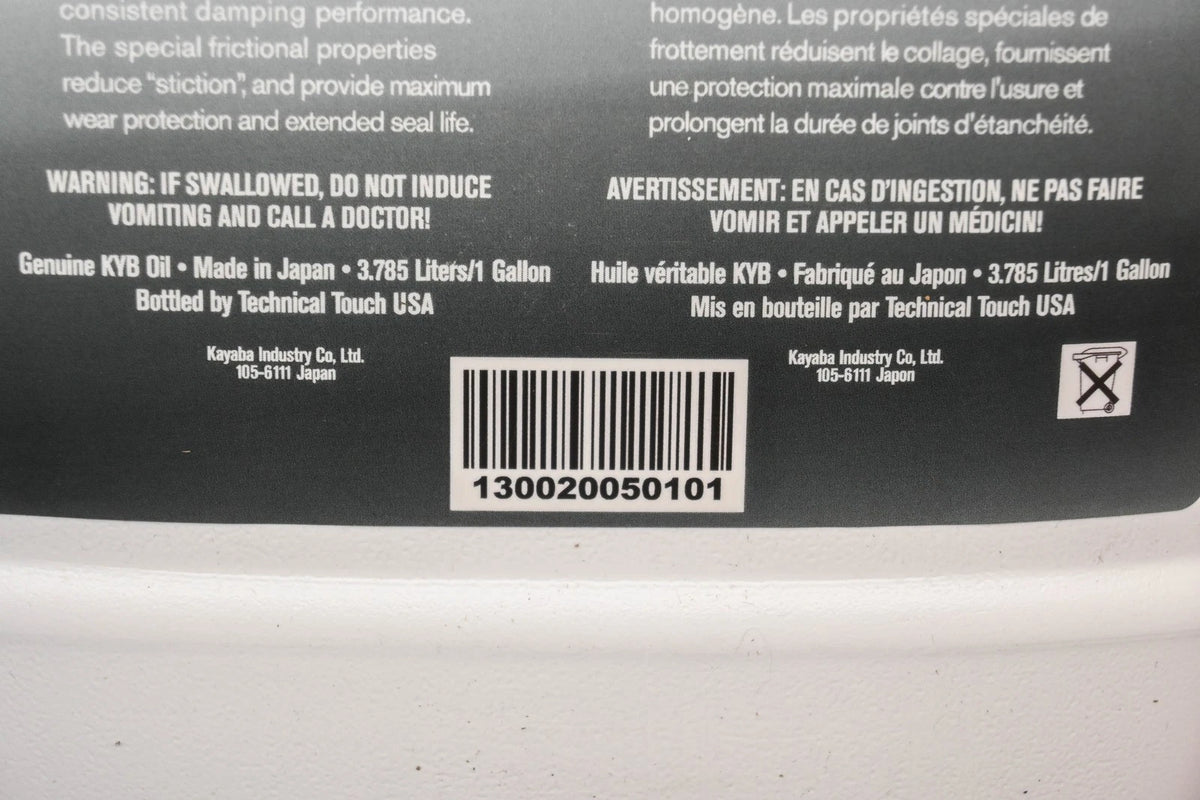 KYB Shock Oil 1 Gallon for K2C (NOS)