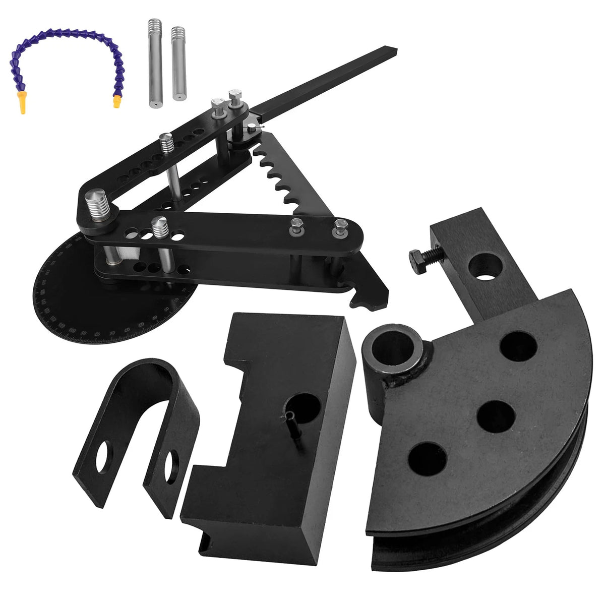 Ratcheting Manual Pipe and Tubing Bender with 1-5/8" X 5" Die Kit