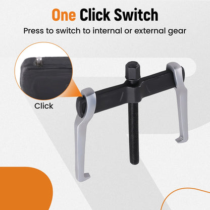 2-Jaw Bearing Puller Kit for Multi-Purpose Use (14")