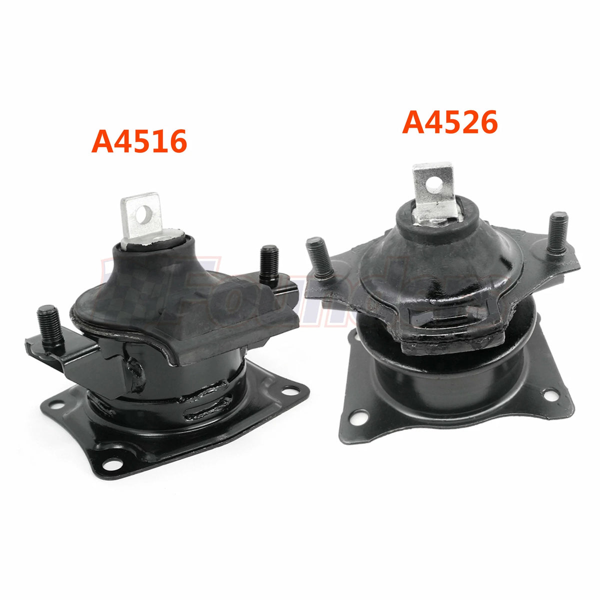 2X Engine Mounts for Acura TSX, Honda Accord 2.4L (2004–2014)