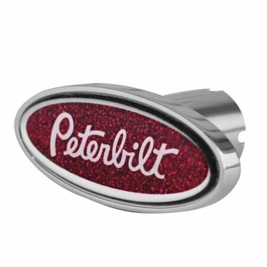 Chrome Aluminum Oval Air Brake Knob for Peterbilt