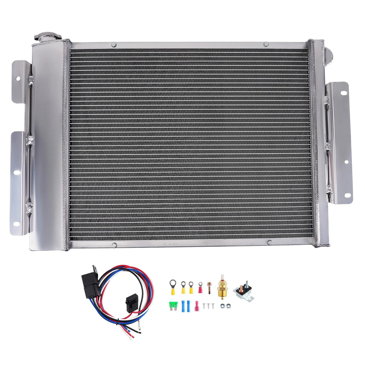 3Row Radiator Shroud Fan for Chevy Camaro V8 (1967–1969) DPI337