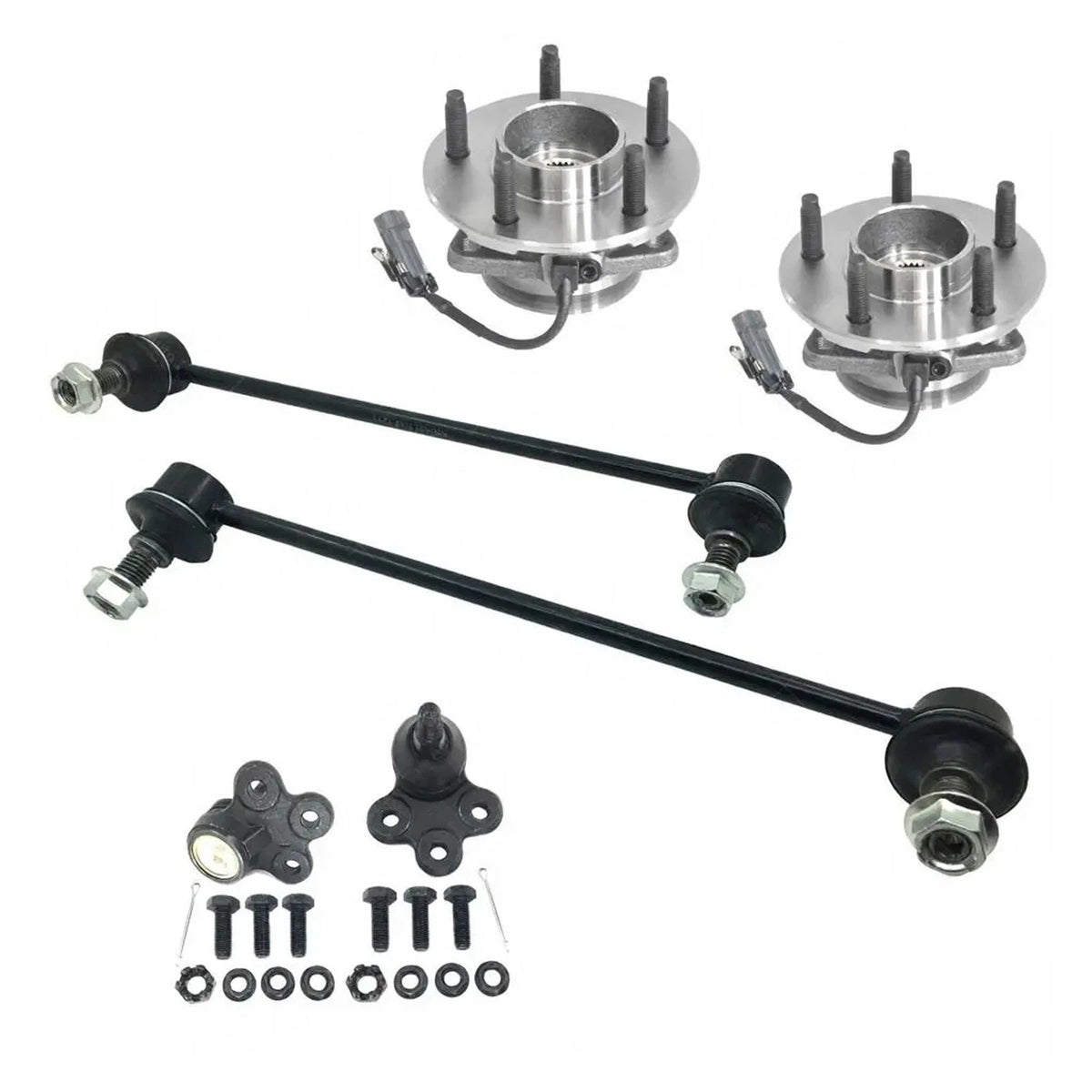 Sway Bar End Link & Wheel Bearing Hub for Chevy Equinox, Saturn Vue, Pontiac Torrent (2005–2009)