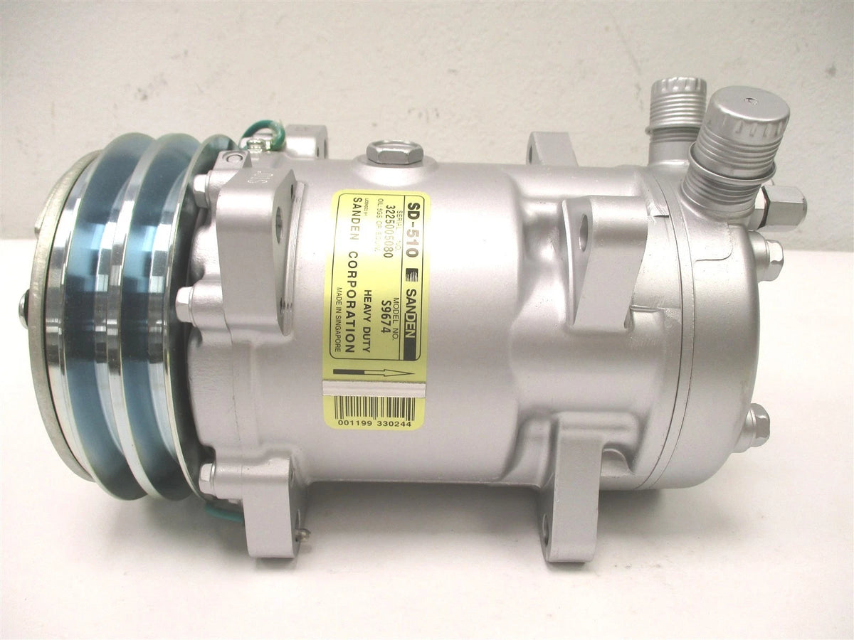 OEM AC Compressor for John Deere Sanden HD SD510 S9674
