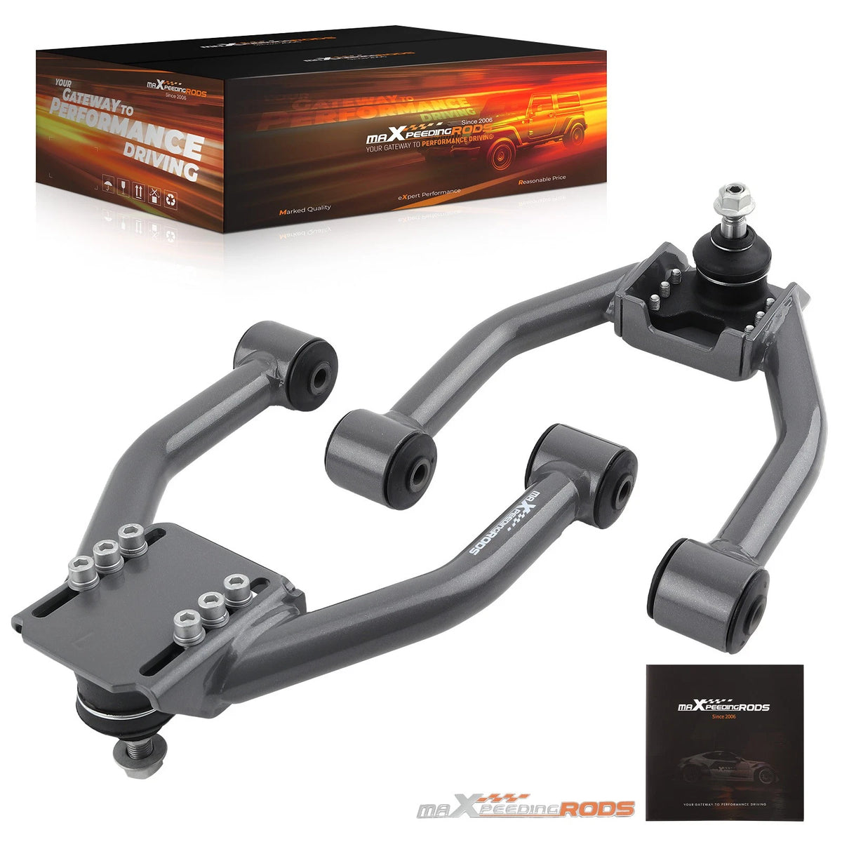 2X Adjustable Front Upper Camber Control Arms for Honda CR-V (1997–2001)