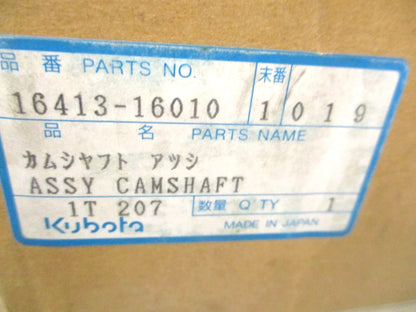 Genuine Camshaft for Kubota KX121-2, KX161-2, V2003, R510, L4610DT