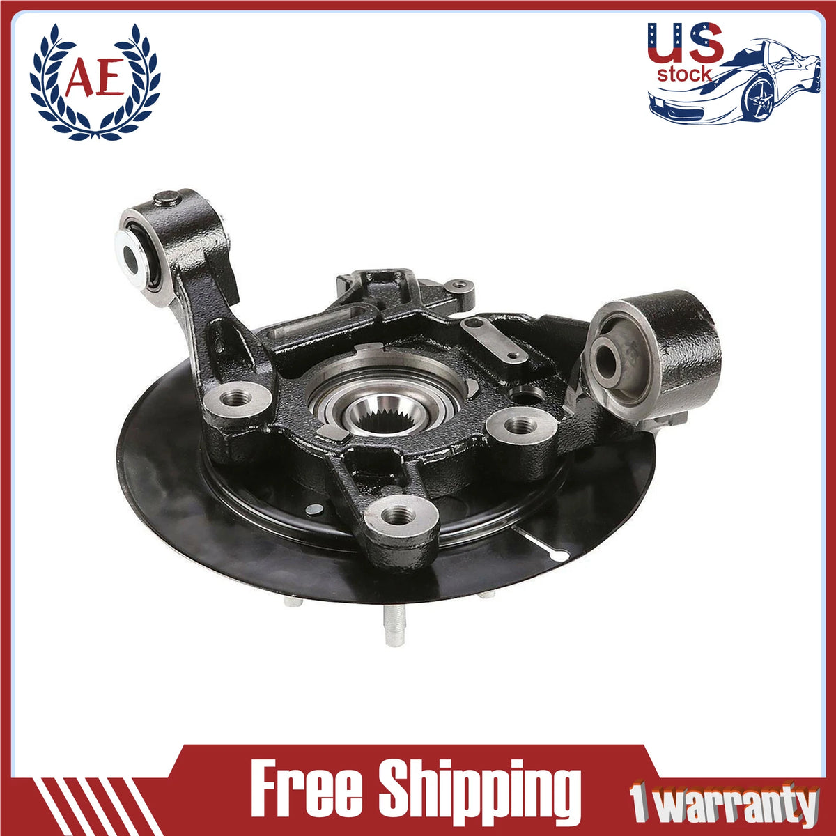 Rear Left Steering Knuckle Wheel Bearing Hub for Ford Explorer (2002–2010)