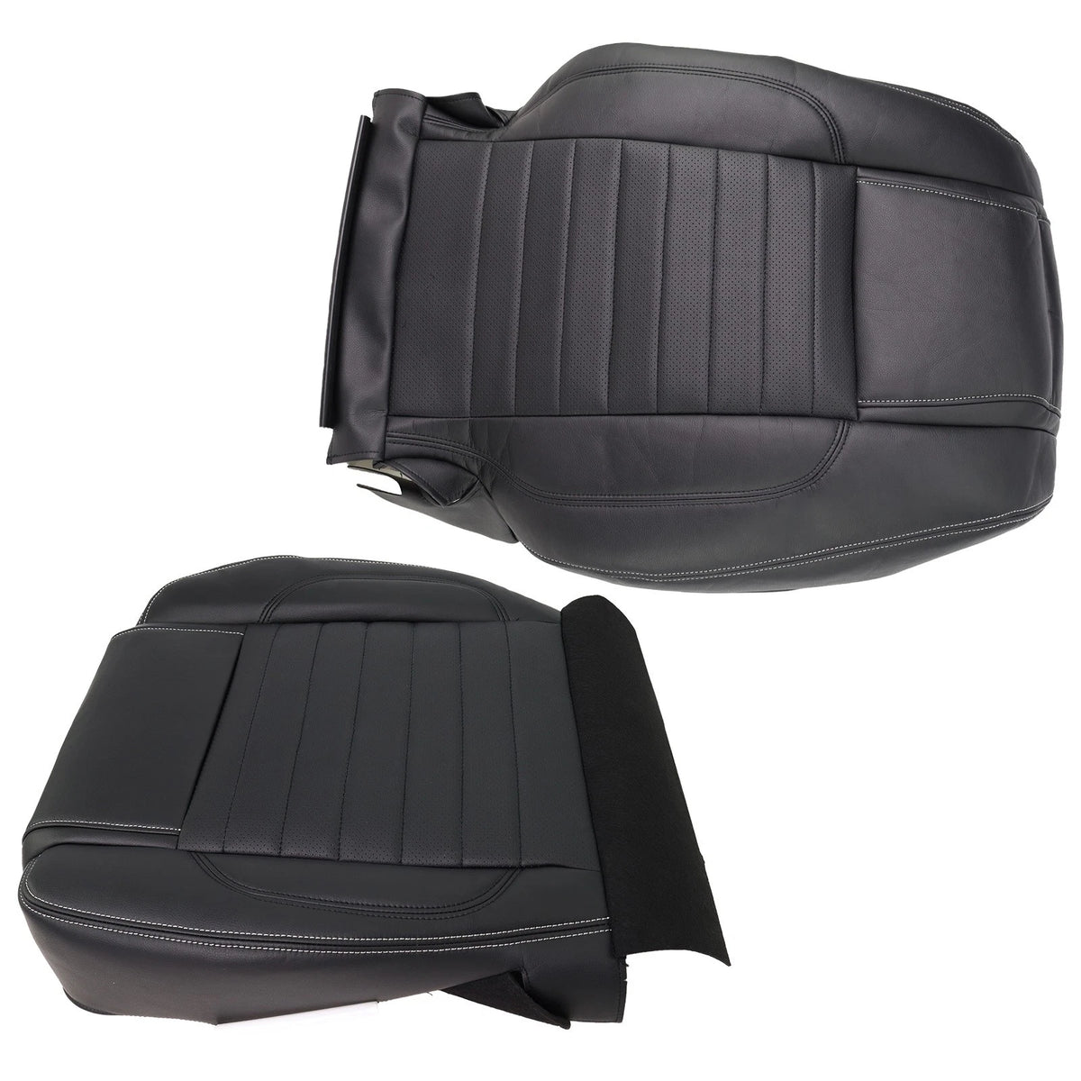 Driver Front Left Seat Cover for Ford Mustang GT Deluxe (2010–2014) Black
