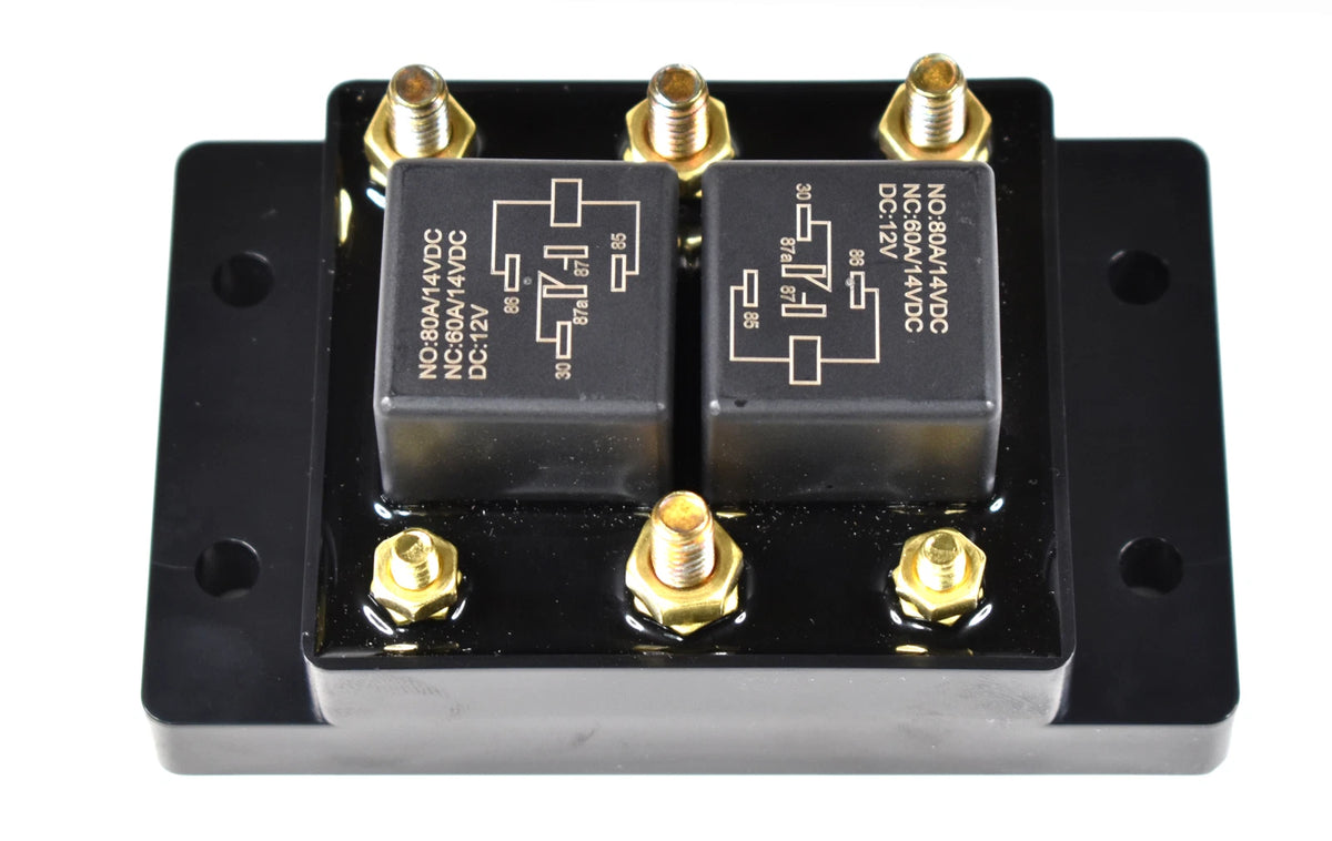 Complete Motor Reversing Relay Module and Switch Kit for Tarp Snowplow Winch