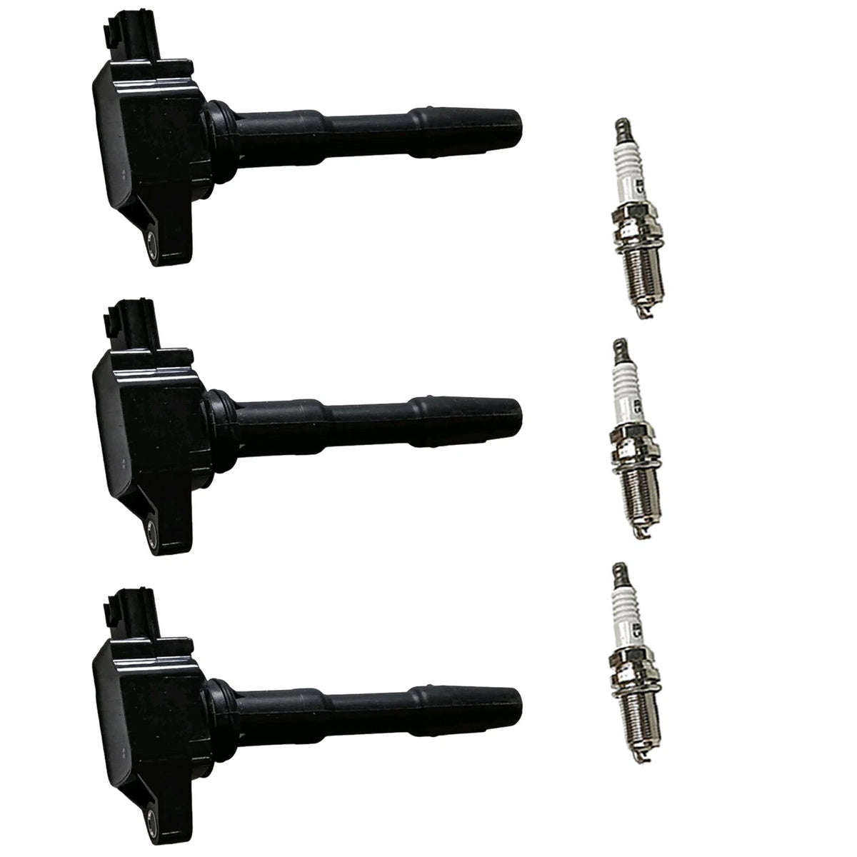 3X Ignition Coils & 3X Iridium Spark Plugs for Smart Fortwo (2016–2017)