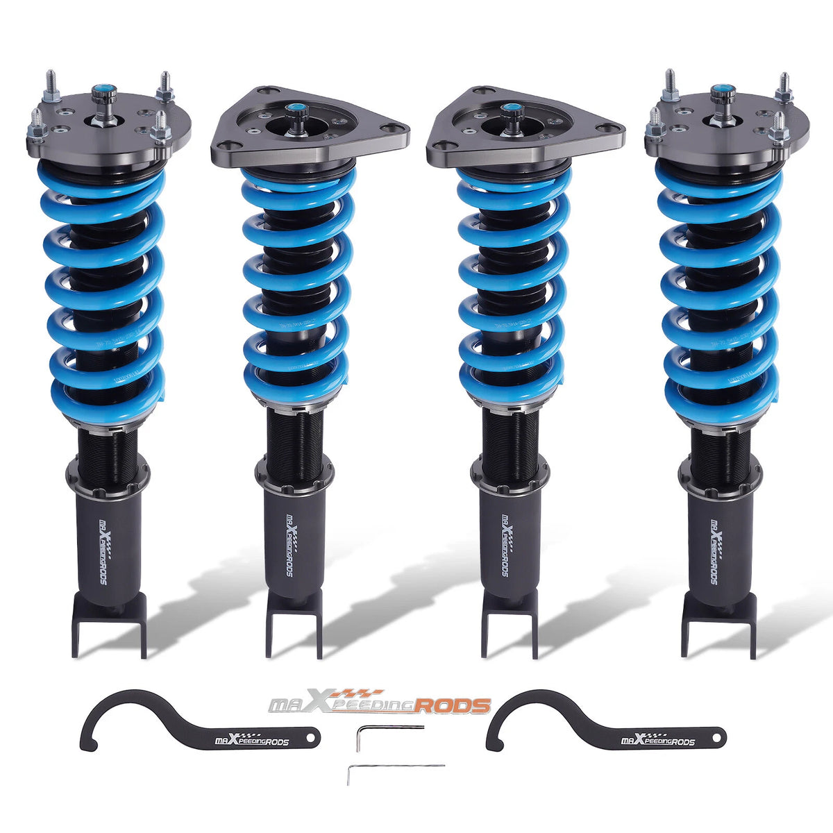 24 Level Adjustable Coilover Shocks Kit for Audi A8 Quattro (2004–2010)