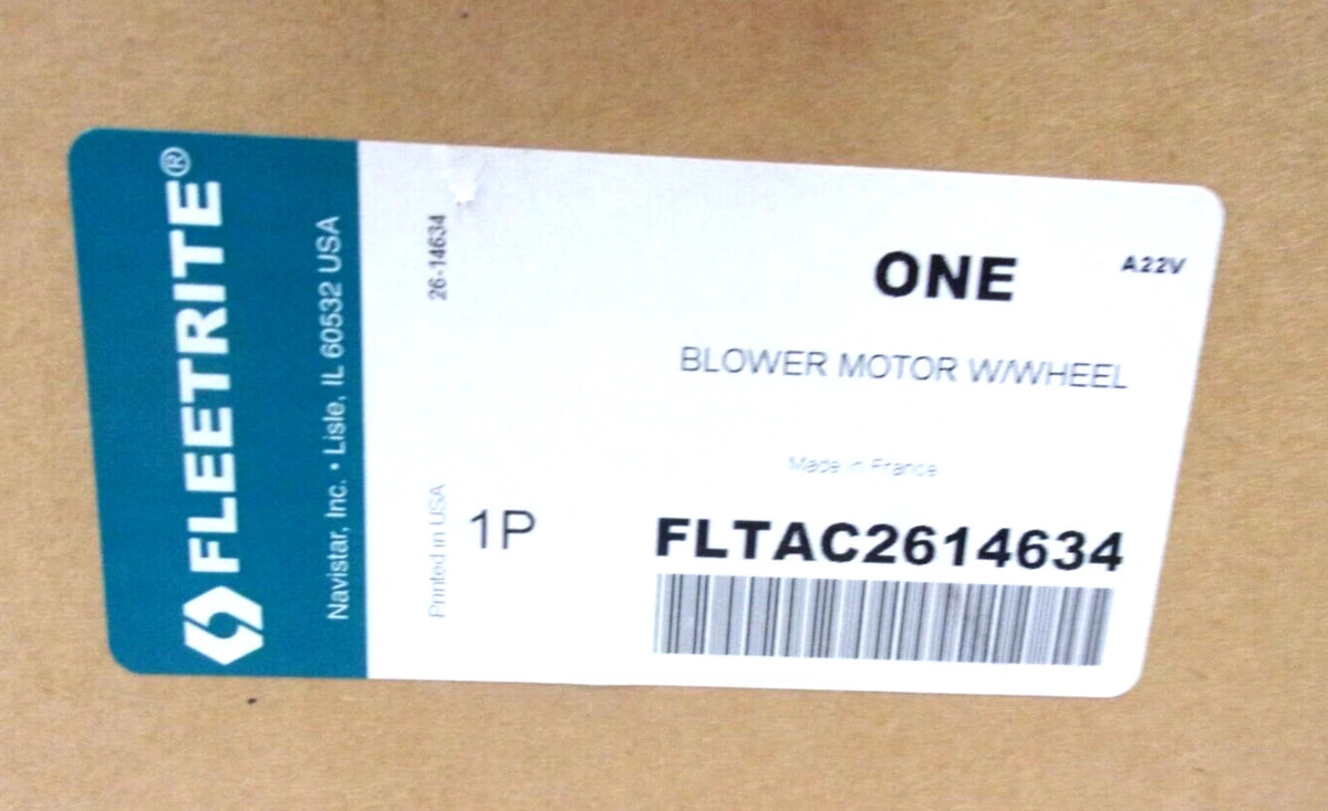 Blower Motor with Wheel for NCV3 (2018–2023) FLTAC2614634 8EW-351-034-071 L6098