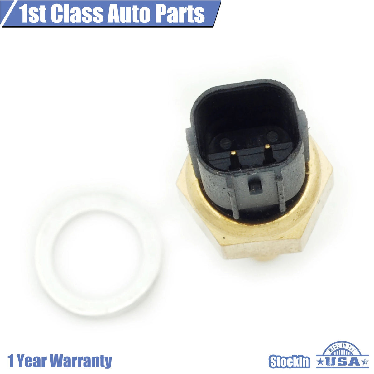 Engine Coolant Temperature Sensor for Honda Civic Fit Pilot Acura RL (1.8L)