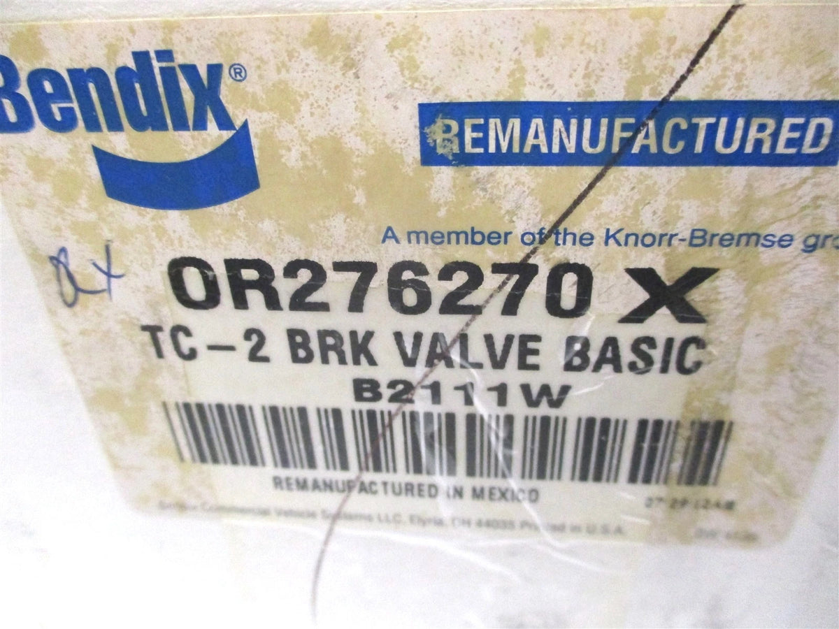 Reman Bendix TC-2 Trailer Control Brake Valve for OR276270X (N/A)