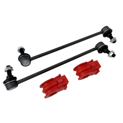4Pcs Front Stabilizer Sway Bar Link & Bushings for Nissan Rogue (2008–2013)