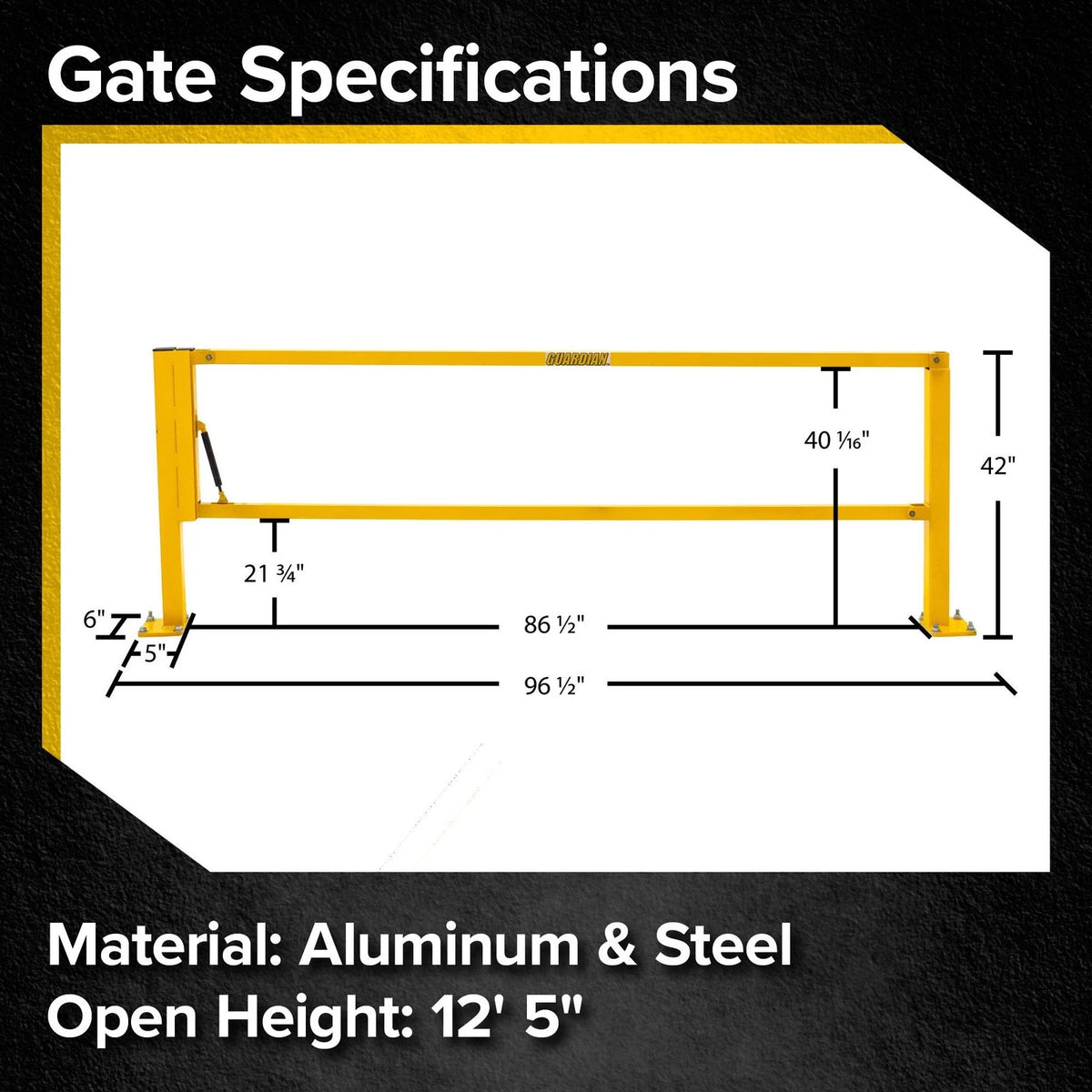 8' W Guardian Door Dock Gate for Various Applications (No Specific Years)