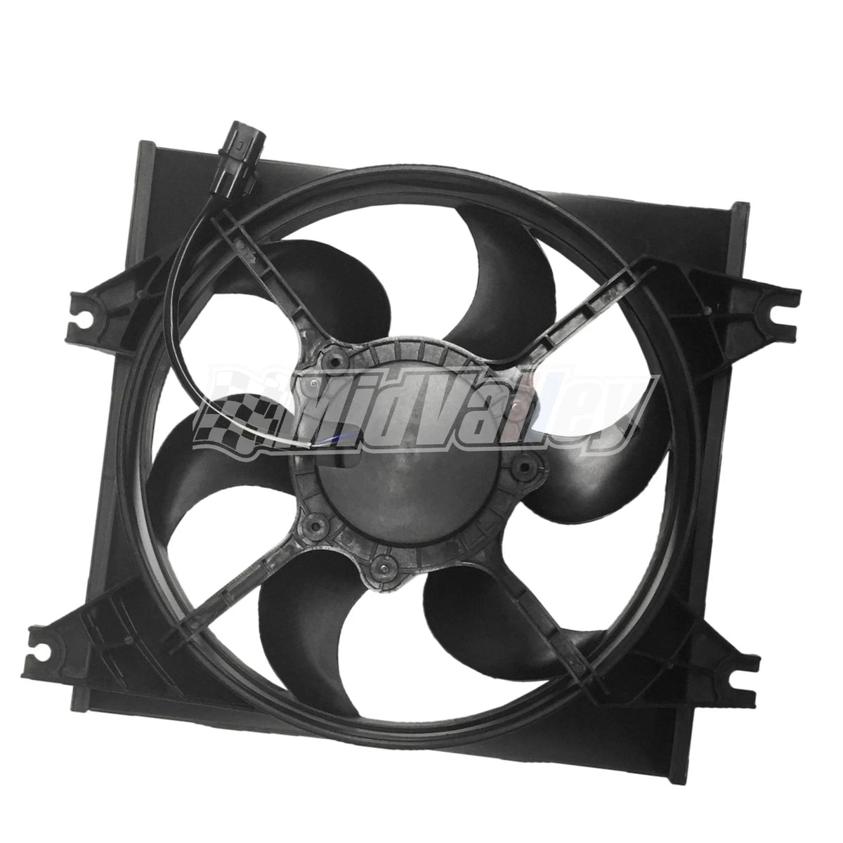 A/C Condenser Cooling Fan Assembly RH for Hyundai Accent (2000–2005)