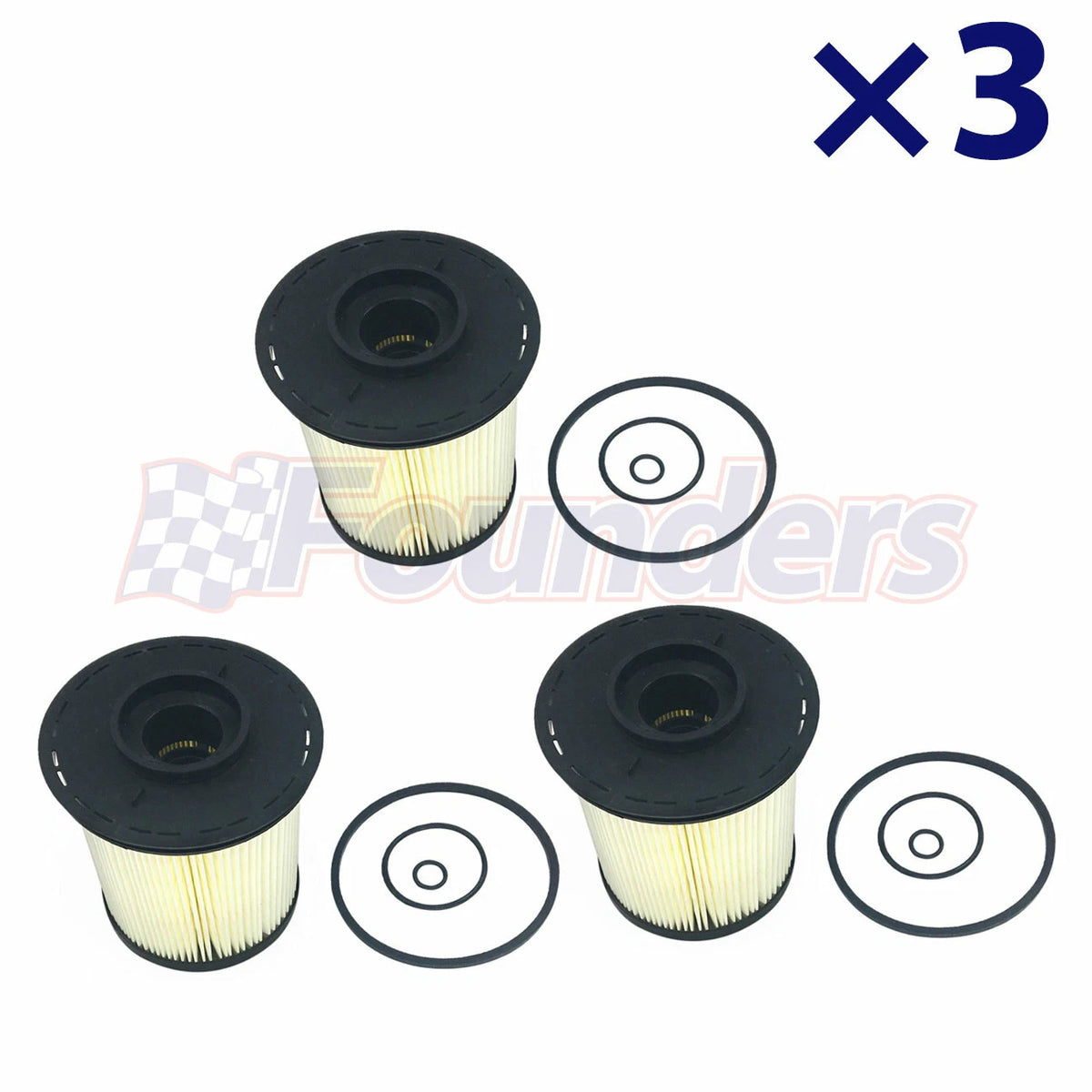 3X Fuel Filter for Dodge Ram 2500 3500 Pickup Cummins 5.9L (1994–2002)