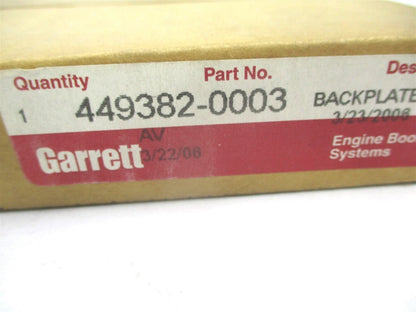 Turbo Backplate for Detroit 466 (449382-0003, 466838-5004S)