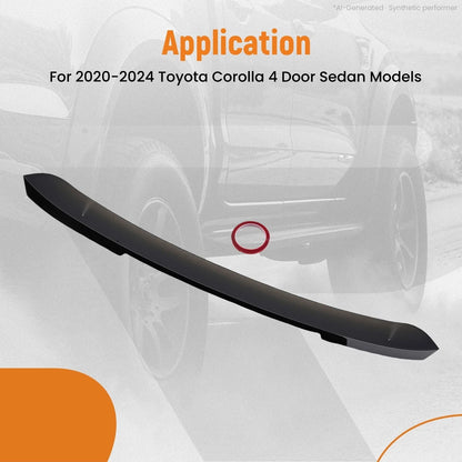 Rear Window Spoiler for Toyota Corolla 4DR (2020–2024) Sports Style