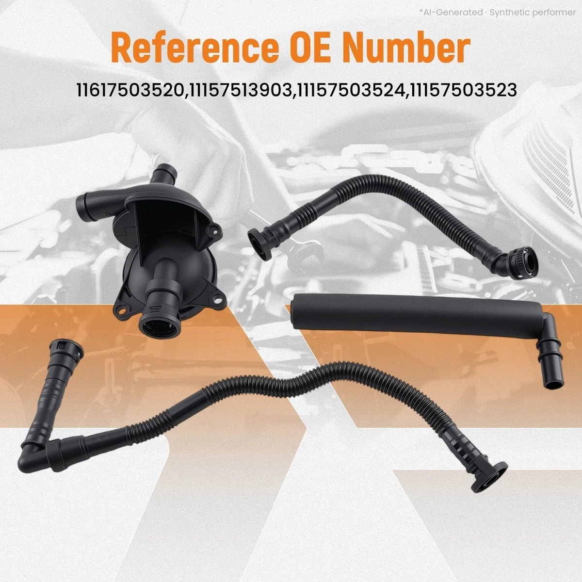 Crankcase Breather Kit for BMW X3 Z4 318i (2003–2010) 11617503520