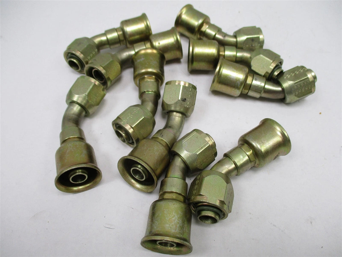 Set of 10 Parker Hydraulic Hose Crimp Fittings 15H26-8-8