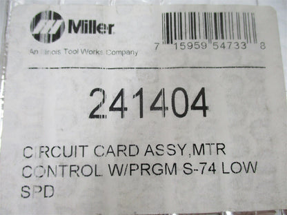 Circuit Board for Miller Electric S-74 (Low Speed)