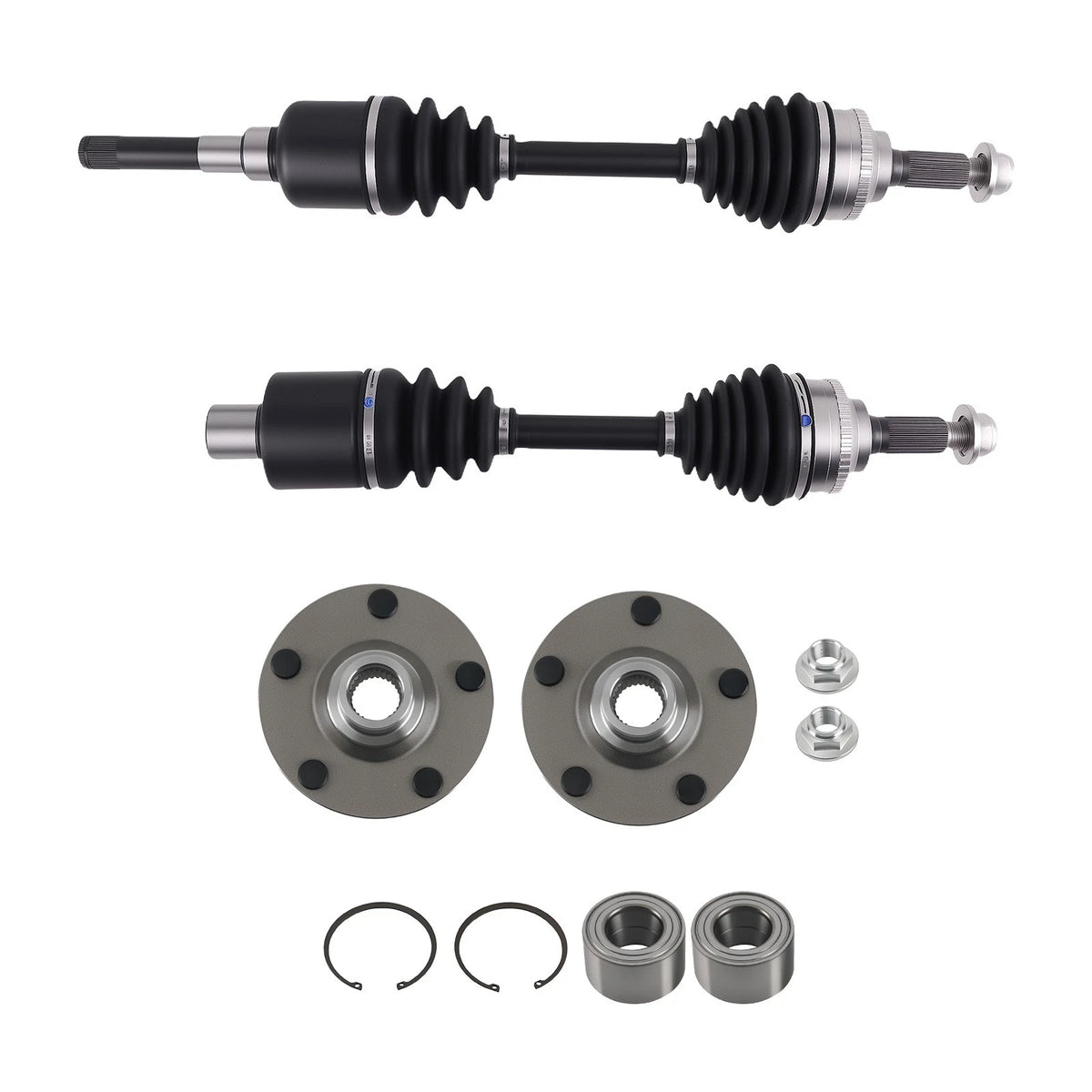 Front CV Axle Shaft + Wheel Hub Assembly for Ford Escape, Mercury Mariner, Mazda Tribute (2001–2012)