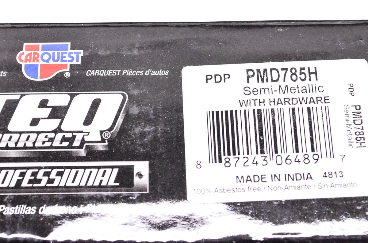 Disc Brake Pad Kit for Carquest PMD785H (NOS)