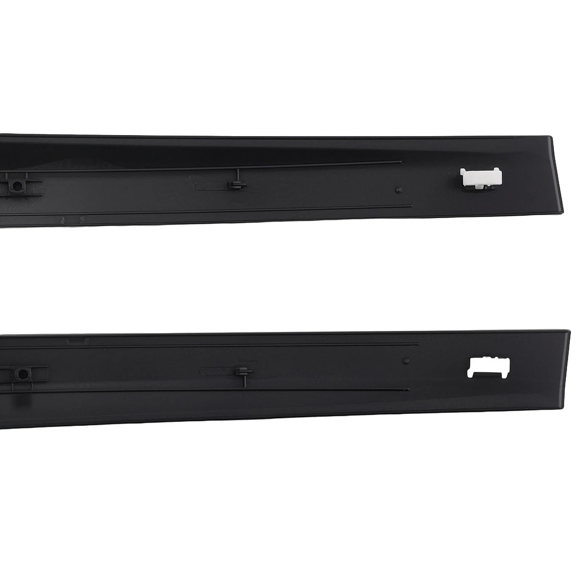 ABS Door Trim Molding Pair for Honda Civic Coupe (1992–1995) Black R&L