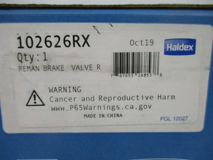 Haldex R12 Trailer Air Brake Relay Valve for Bendix (102626)