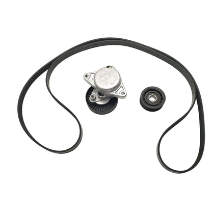 Serpentine Belt Tensioner Pulley Kit for Mercedes-Benz C280 CLK320 E320 SL500 (1997–2005)