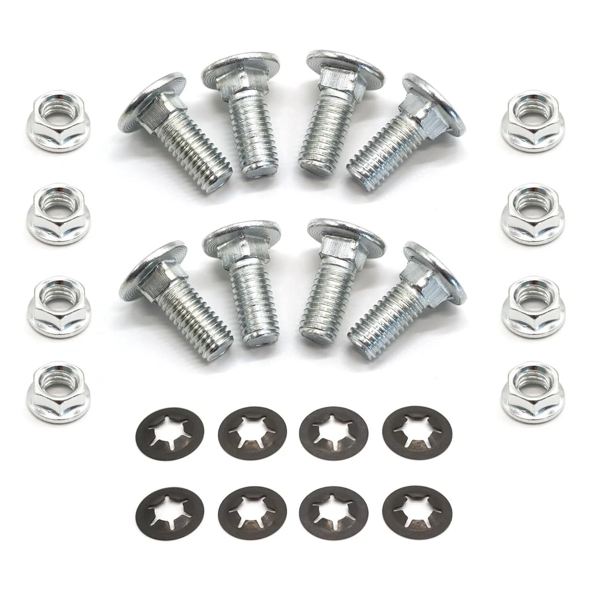 Set of 8 Gas Tank Skid Plate Bolts for Jeep Wrangler TJ/LJ (1997–2006) Grade 8 Zinc