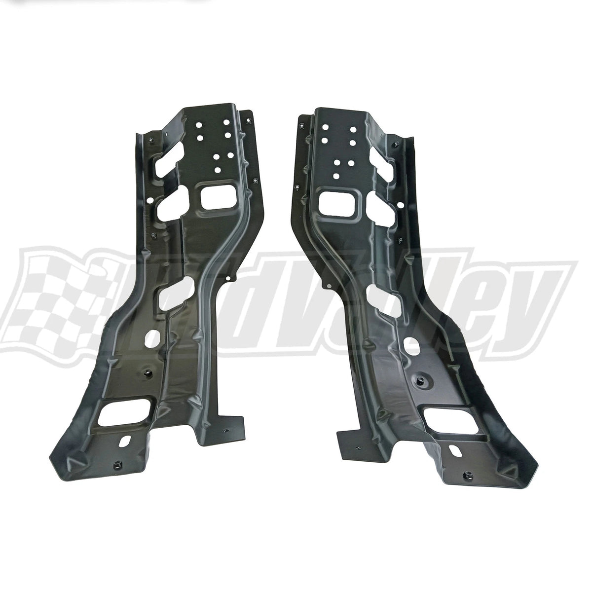 2X Front Bumper Impact Brackets for Chevy Silverado 2500 3500 (2011–2014)