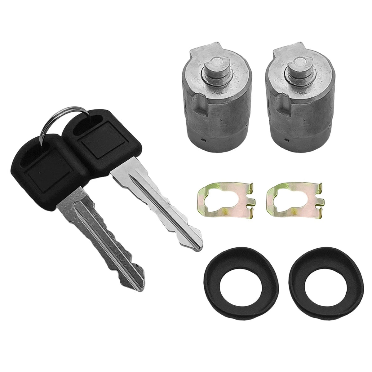 Door Lock Cylinder Kit with Keys for Chevy GMC 1500 2500 3500 (HPDL179)