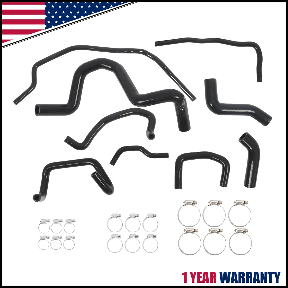Silicone Coolant Hose Kit for VW Golf MK4 1.8T Turbo (1999–2006)