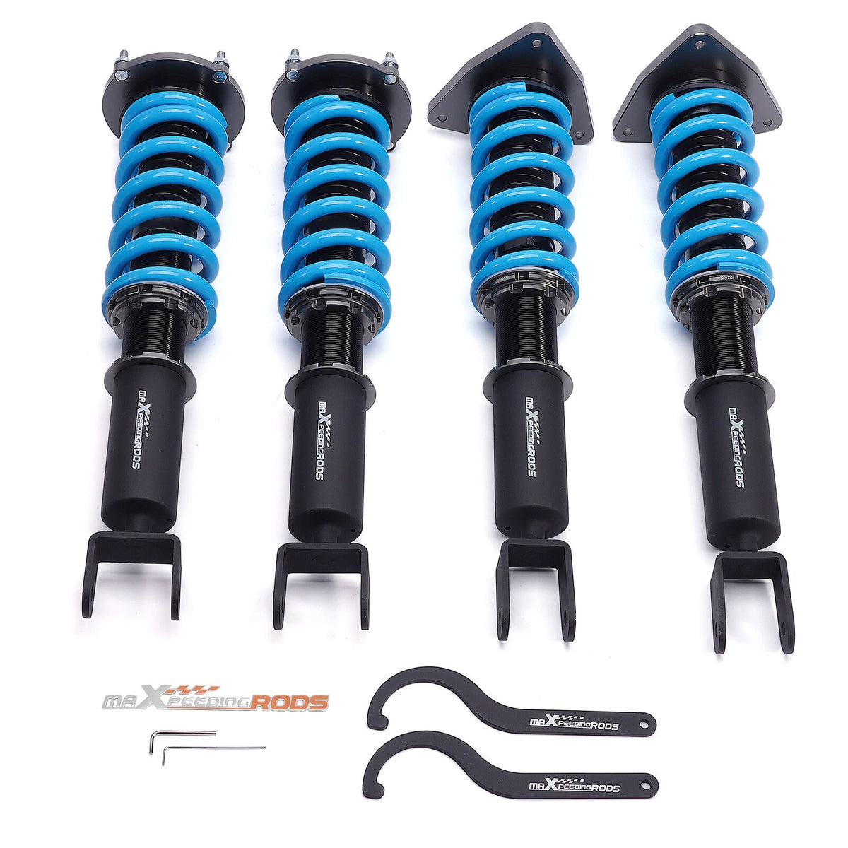 24 Level Adjustable Coilover Shocks Kit for Audi A8 Quattro (2004–2010)