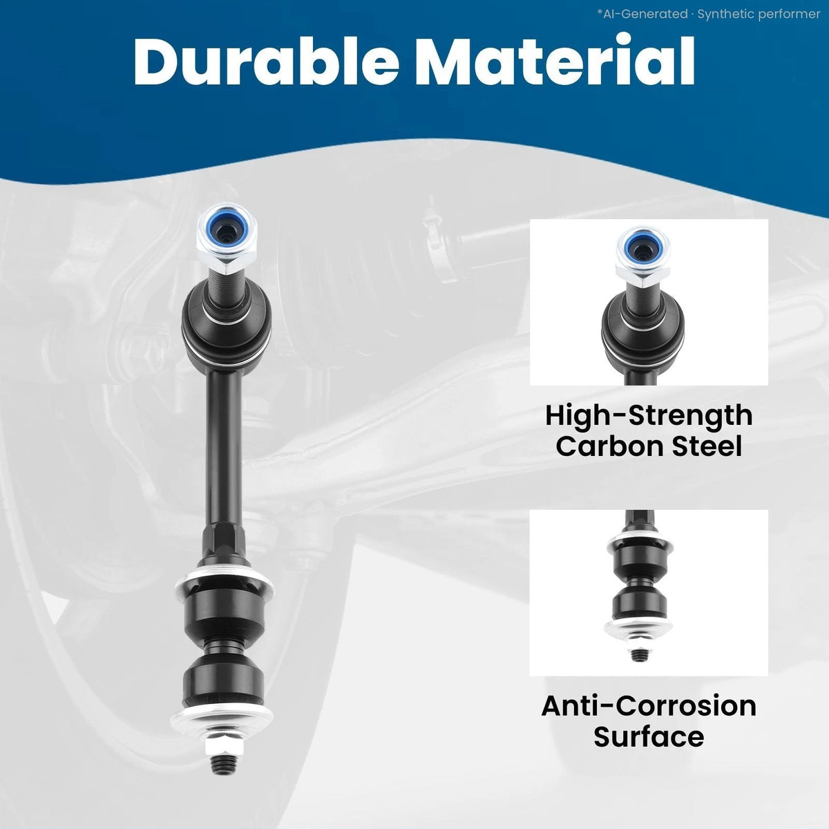 Set of 2 Front Stabilizer Sway Bar Links for Dodge Ram 1500 2500 3500 (2006–2010)