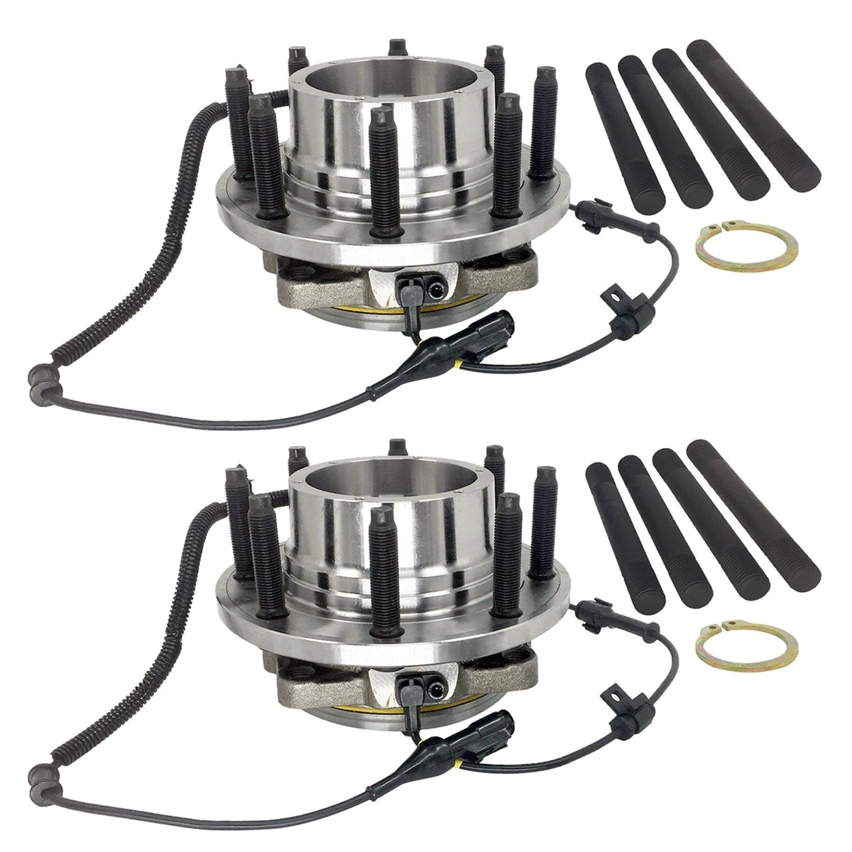 2X Front Wheel Hub Bearing Assembly 515081 for Ford F250 F350 F450 F550 (2005–2010)