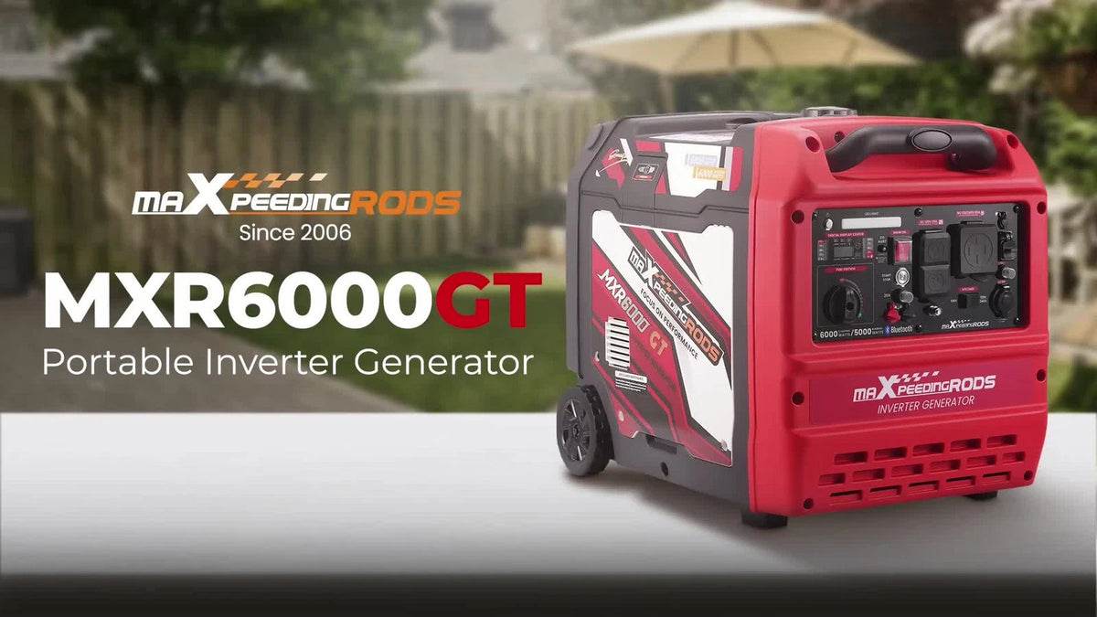6KW Inverter Generator with Wheels for Home Backup (120V/240V)