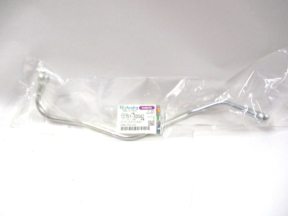 Turbo Oil Pipe for Kubota V3307 M6040DT M7040DT (OEM 1J751-33042)