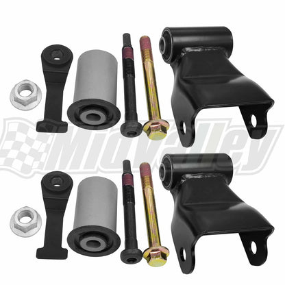 2X Rear Leaf Spring Shackle for Dodge Ram 2500 3500 1500 (2003–2010)