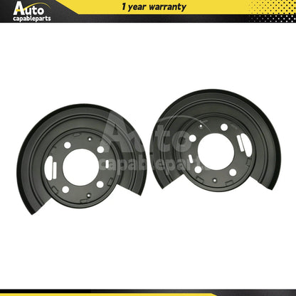 2X Rear Brake Dust Shield Backing Plates for Ford F250 F350 Excursion